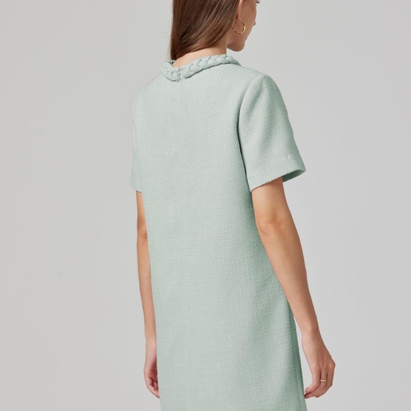 Women’s Tweed Jackie Dress, Mint - Picture 3 of 10